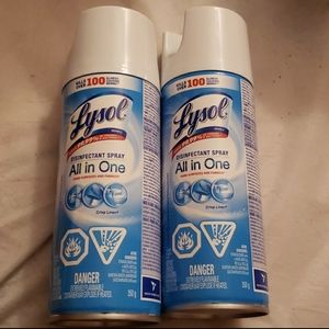 All In One Crisp Linen Scent Spray 13 oz each.  Set of 2.